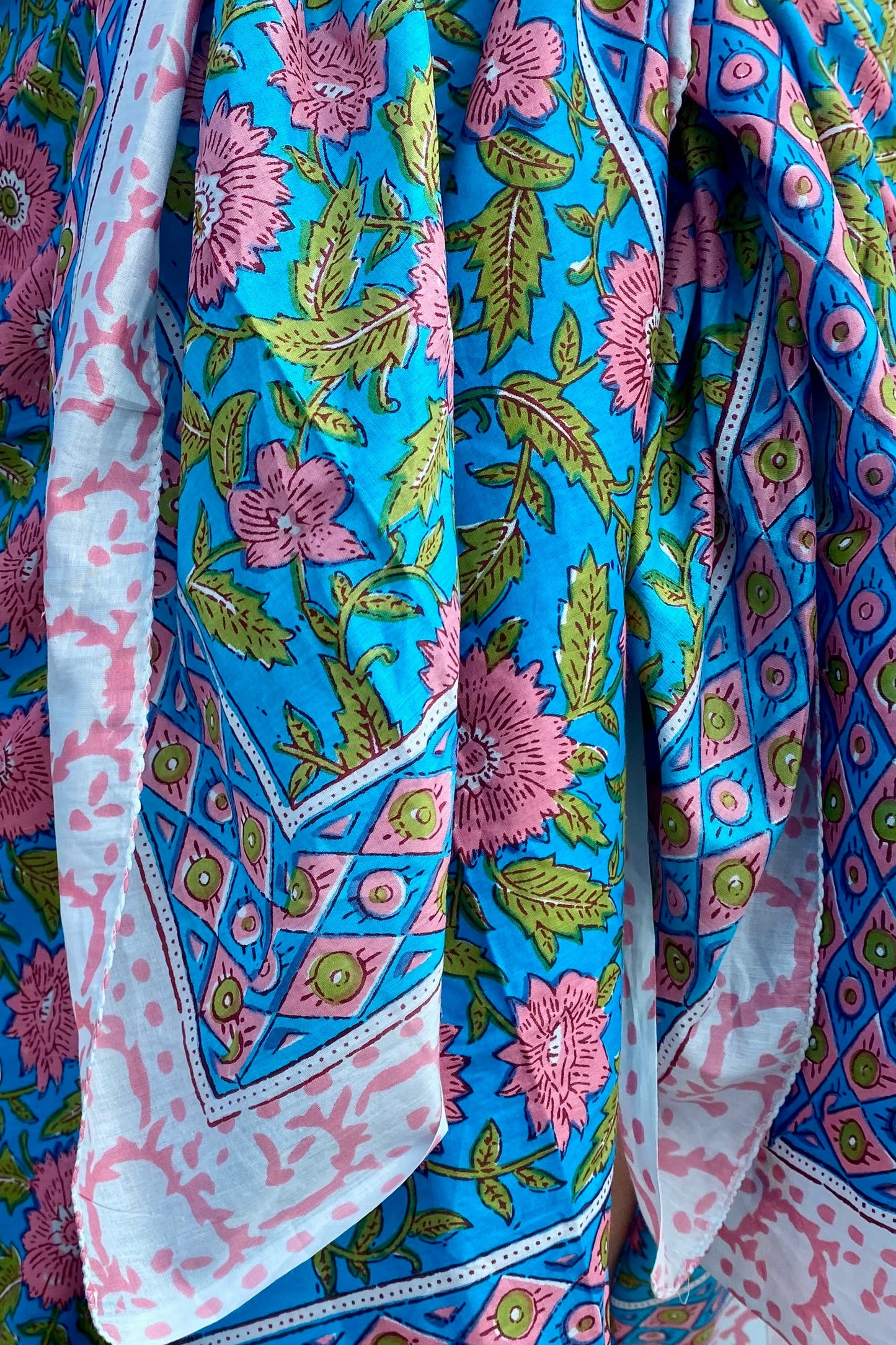 SAINT LUCIA BLOCK PRINT SARONG