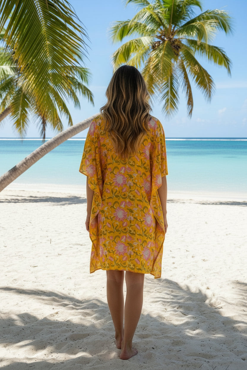 SERAPHINA YELLOW COVER UP