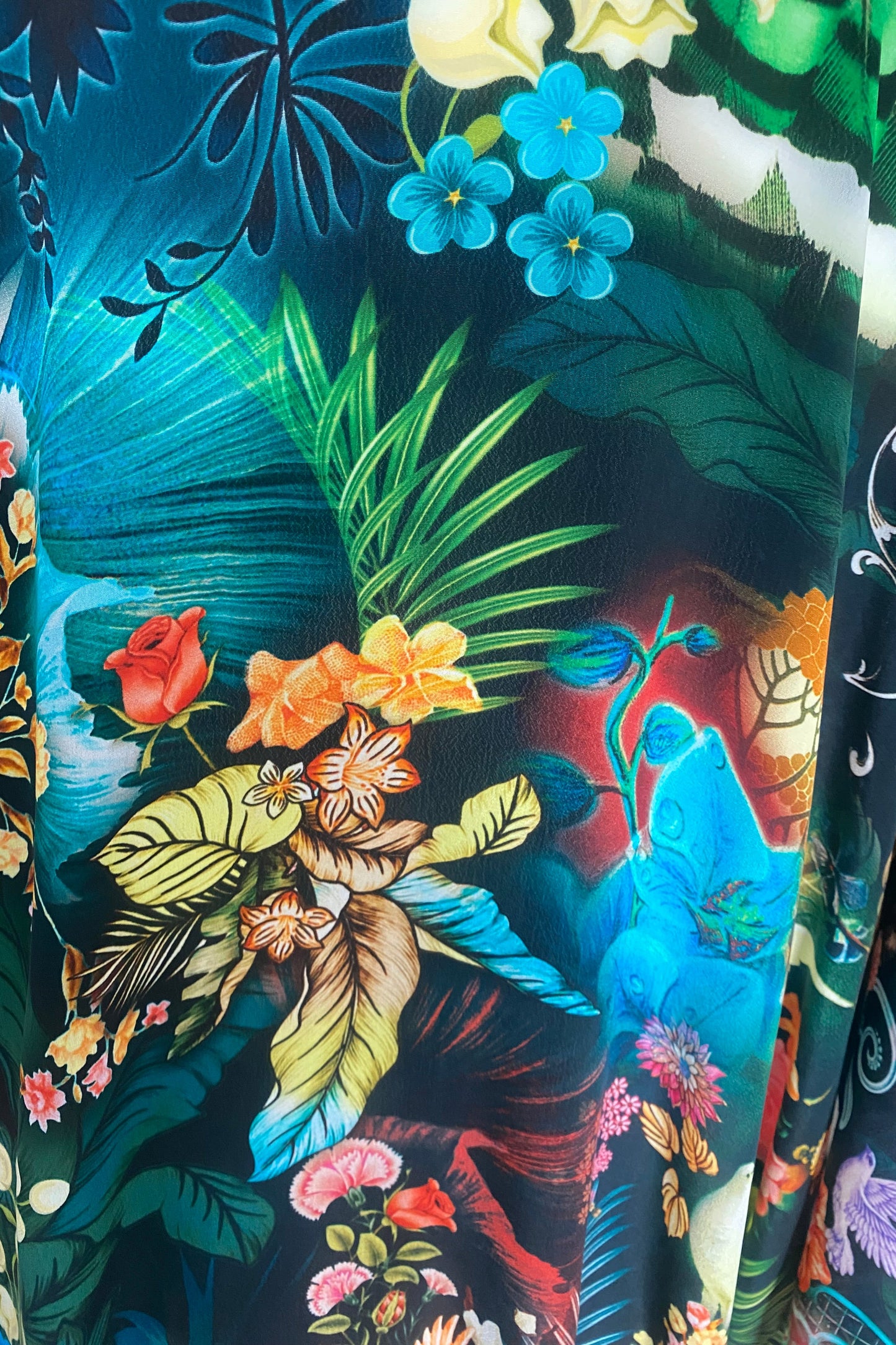 MYSTICAL GARDEN EMBELLISHED KAFTAN
