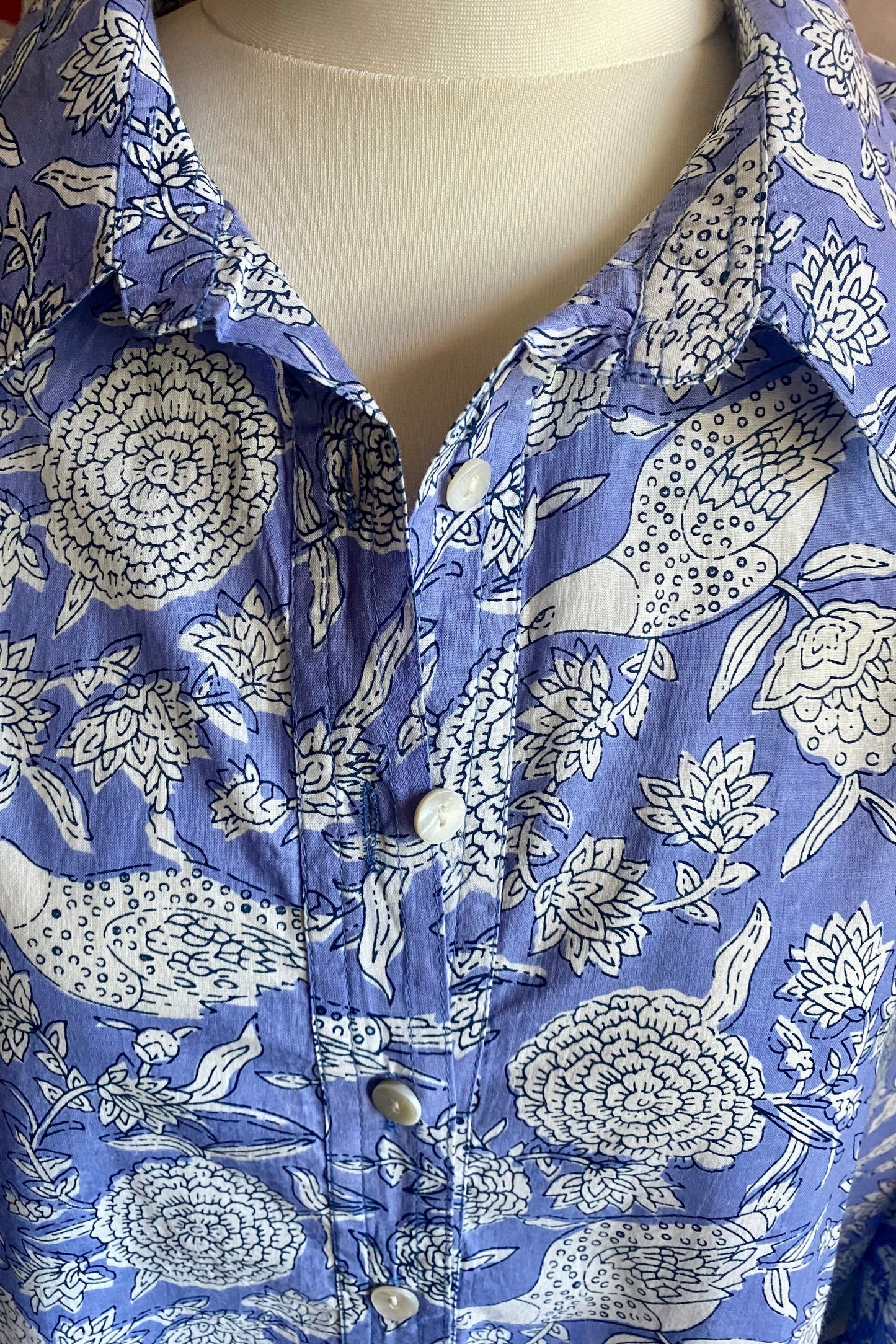 JAIPUR BLUEBIRD SHIRTDRESS