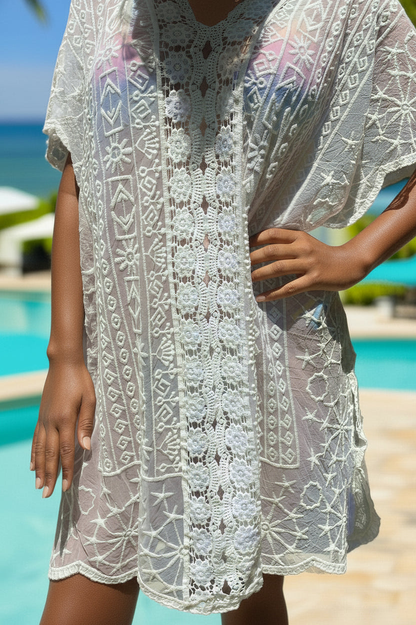 Antingua lace kaftan