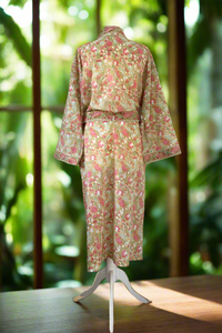 PROVENÇAL FLORAL BLOCK PRINT ROBE