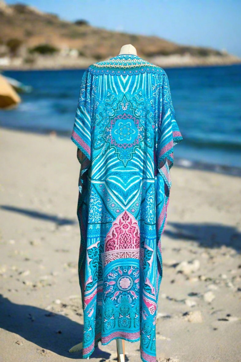 Kos maxi  kaftan back view