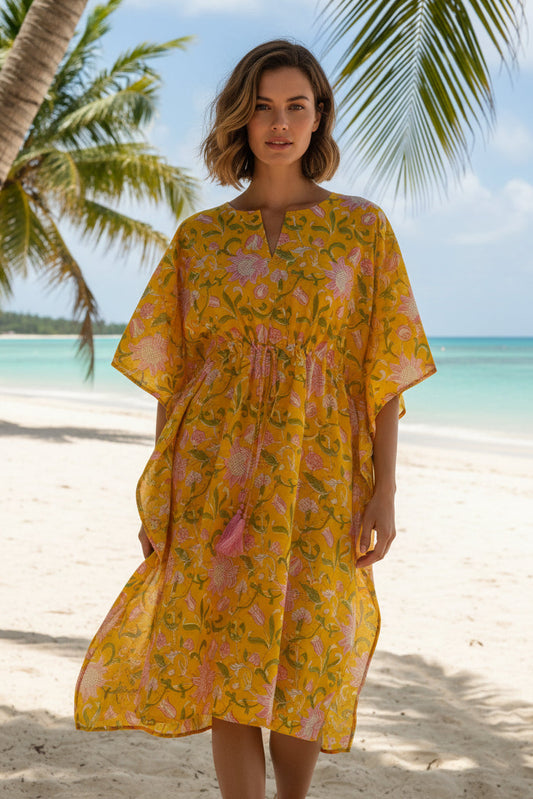 seraphina yellow cover up