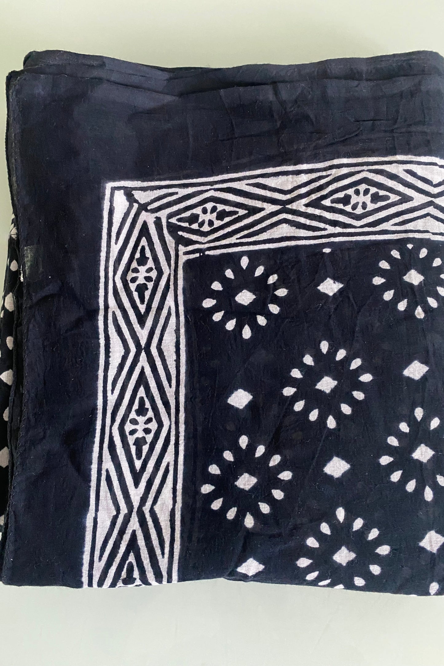 JAIPUR BLACK & WHITE COTTON SARONG