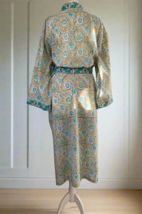 MARSEILLE BLOCK PRINT KIMONO