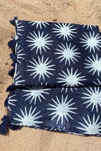 NAVY STAR PRINT SARONG
