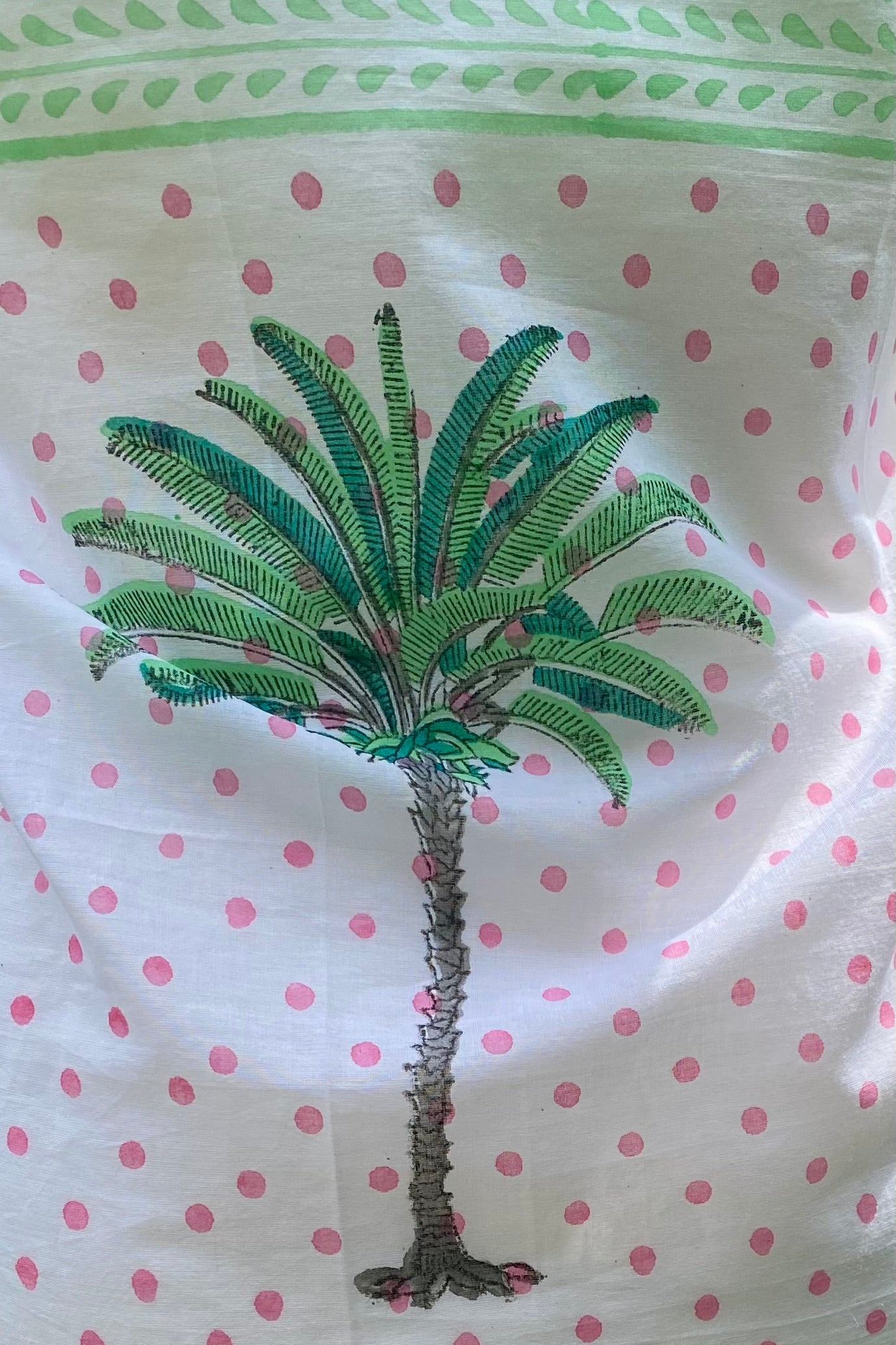 PALM BLOCK PRINT SARONG