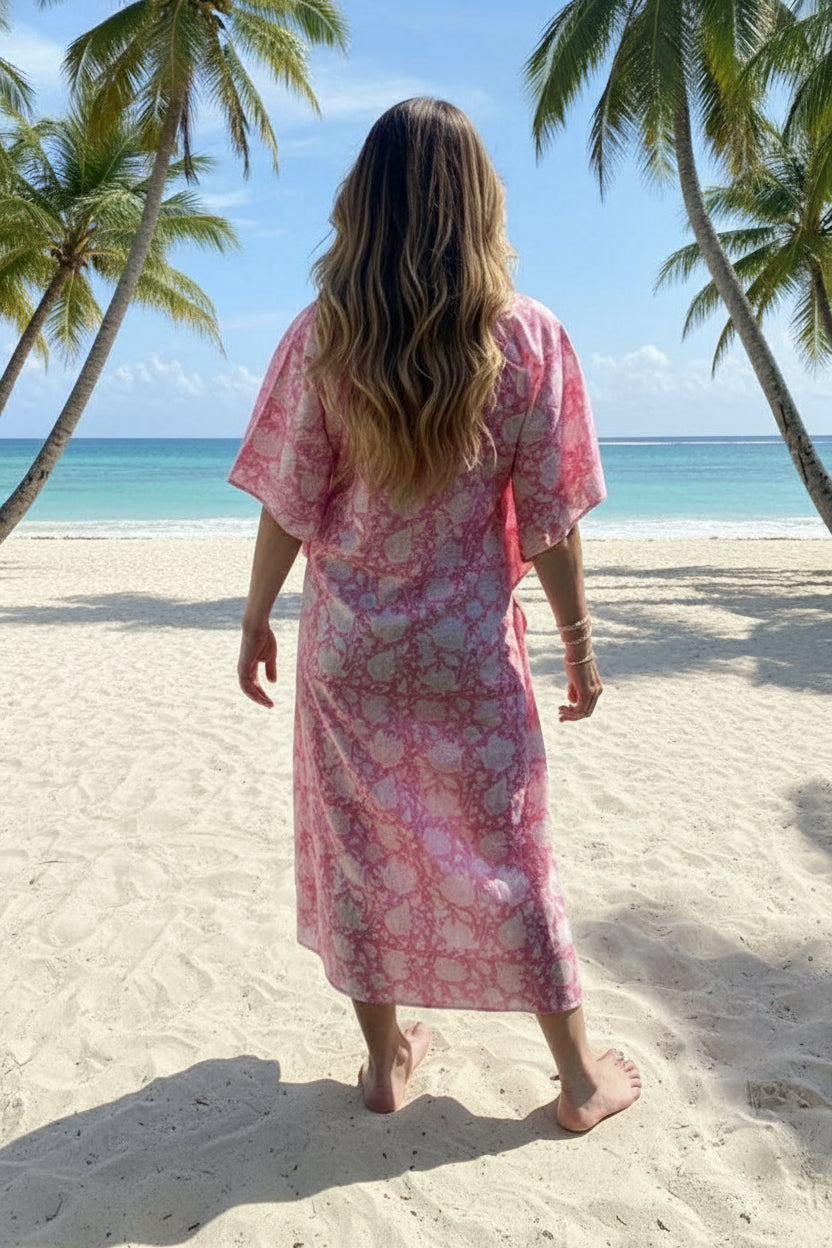 KERALA PINK COVER UP