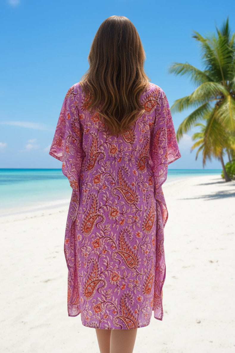JAIPUR PINK PAISLEY COVER UP