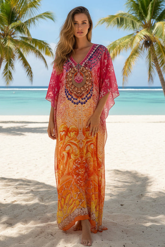 tropicana maxi kaftan