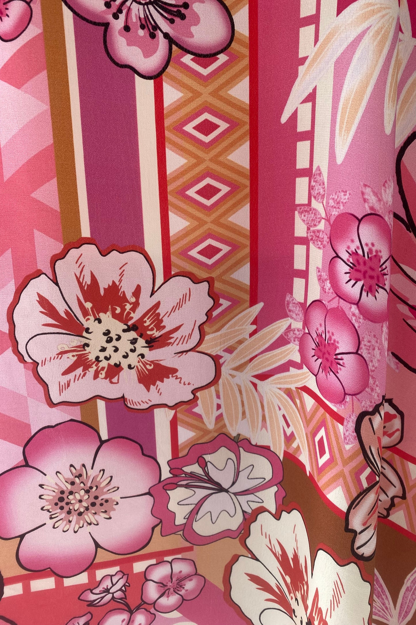 PINK FLORAL ATOLL KAFTAN