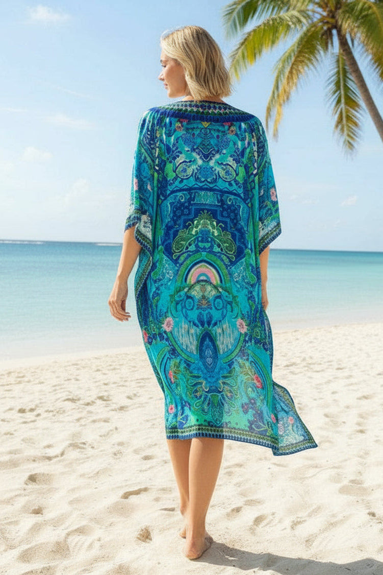 AZURE REEF KAFTAN