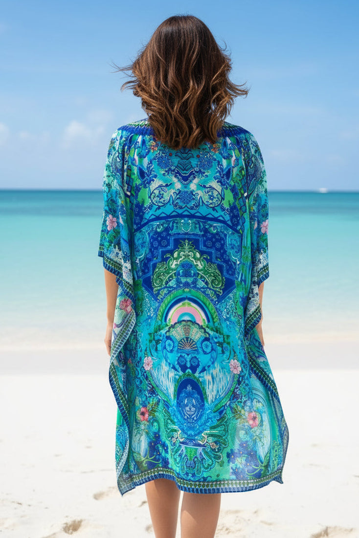 AZURE REEF KAFTAN
