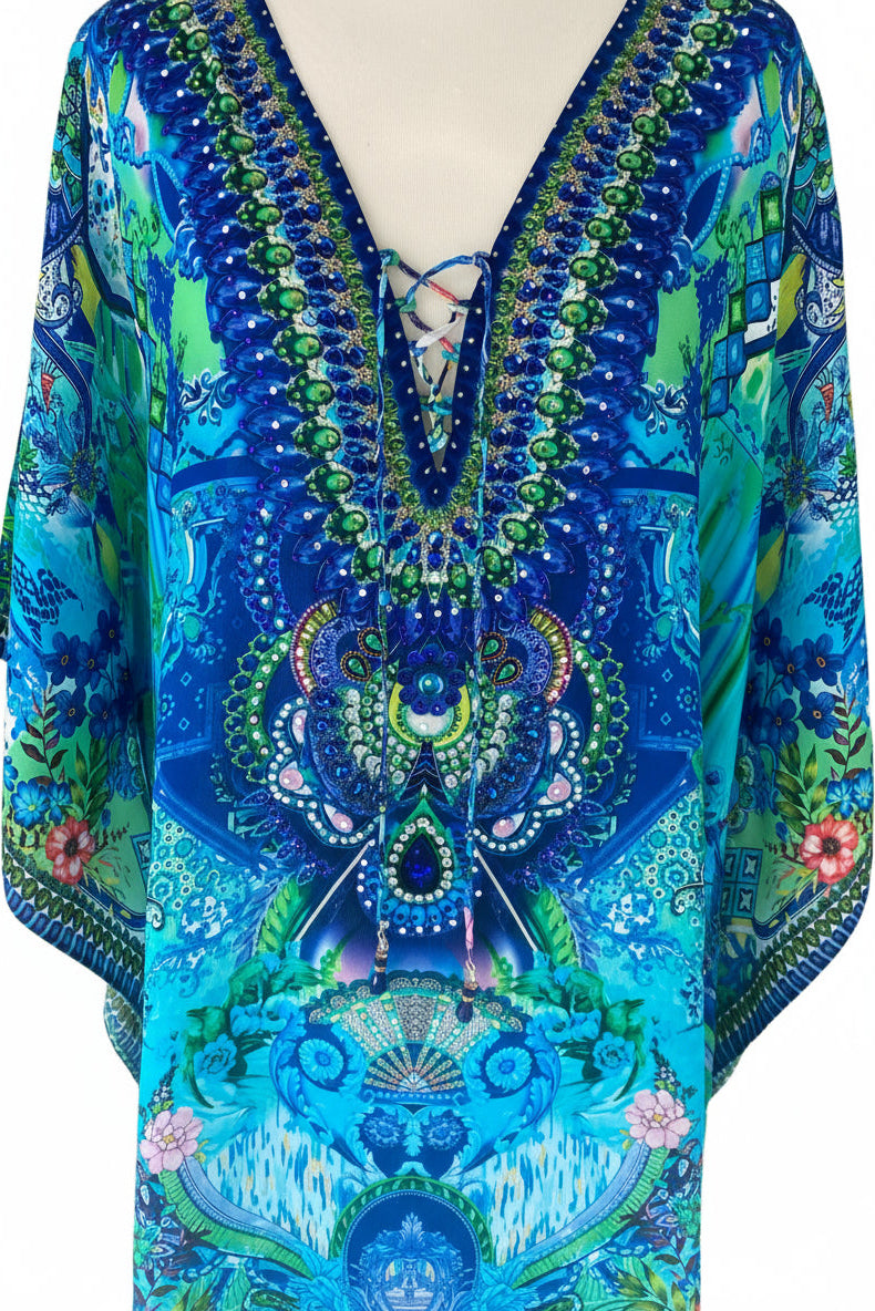 AZURE REEF KAFTAN