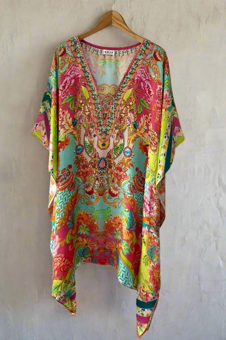 PHUKET FLORAL KAFTAN