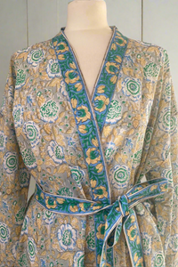 marseille block print kimono