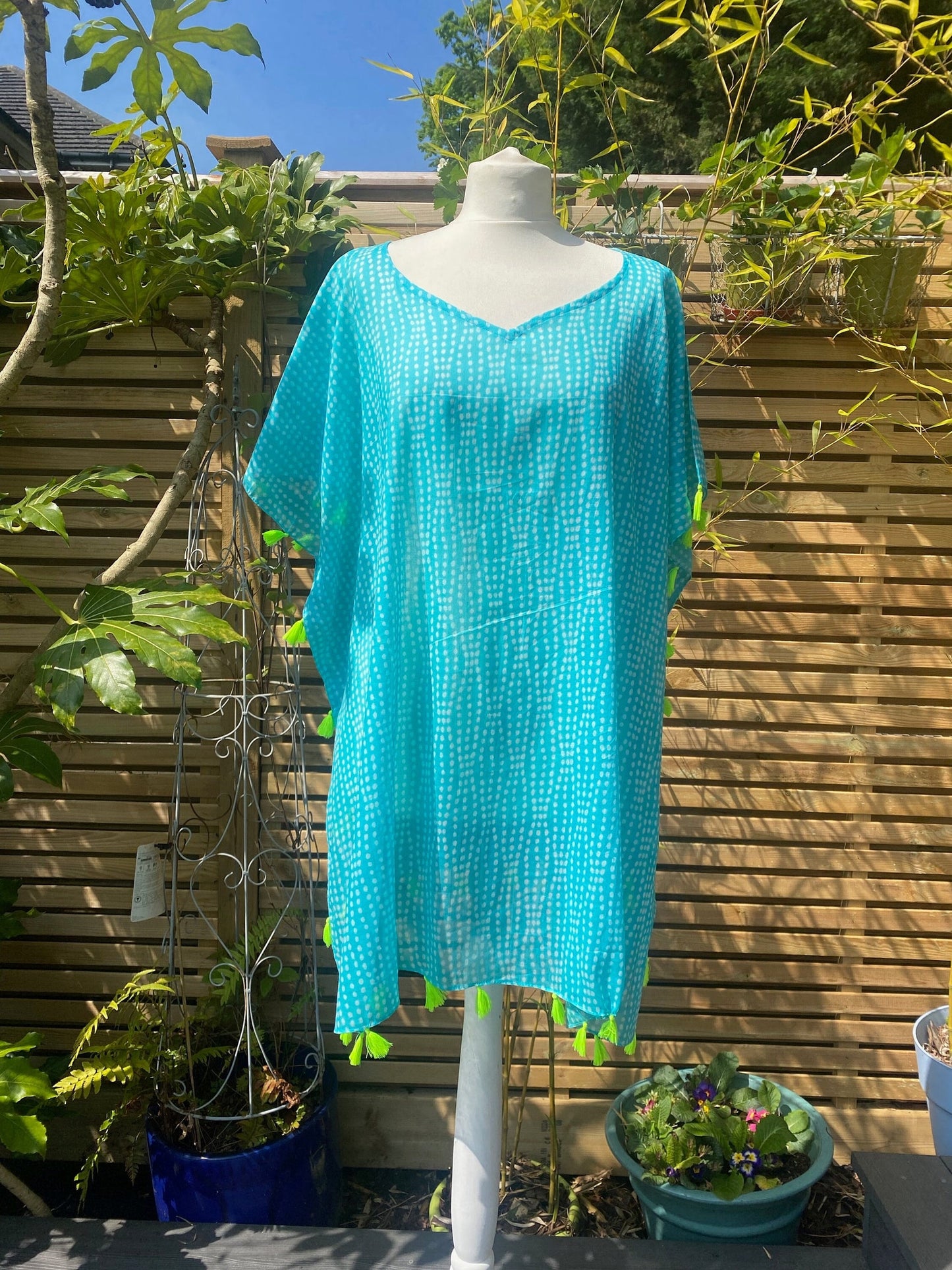 RHODES TURQUOISE COVER UP