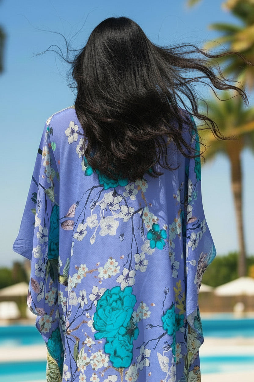 oriental lilac kaftan