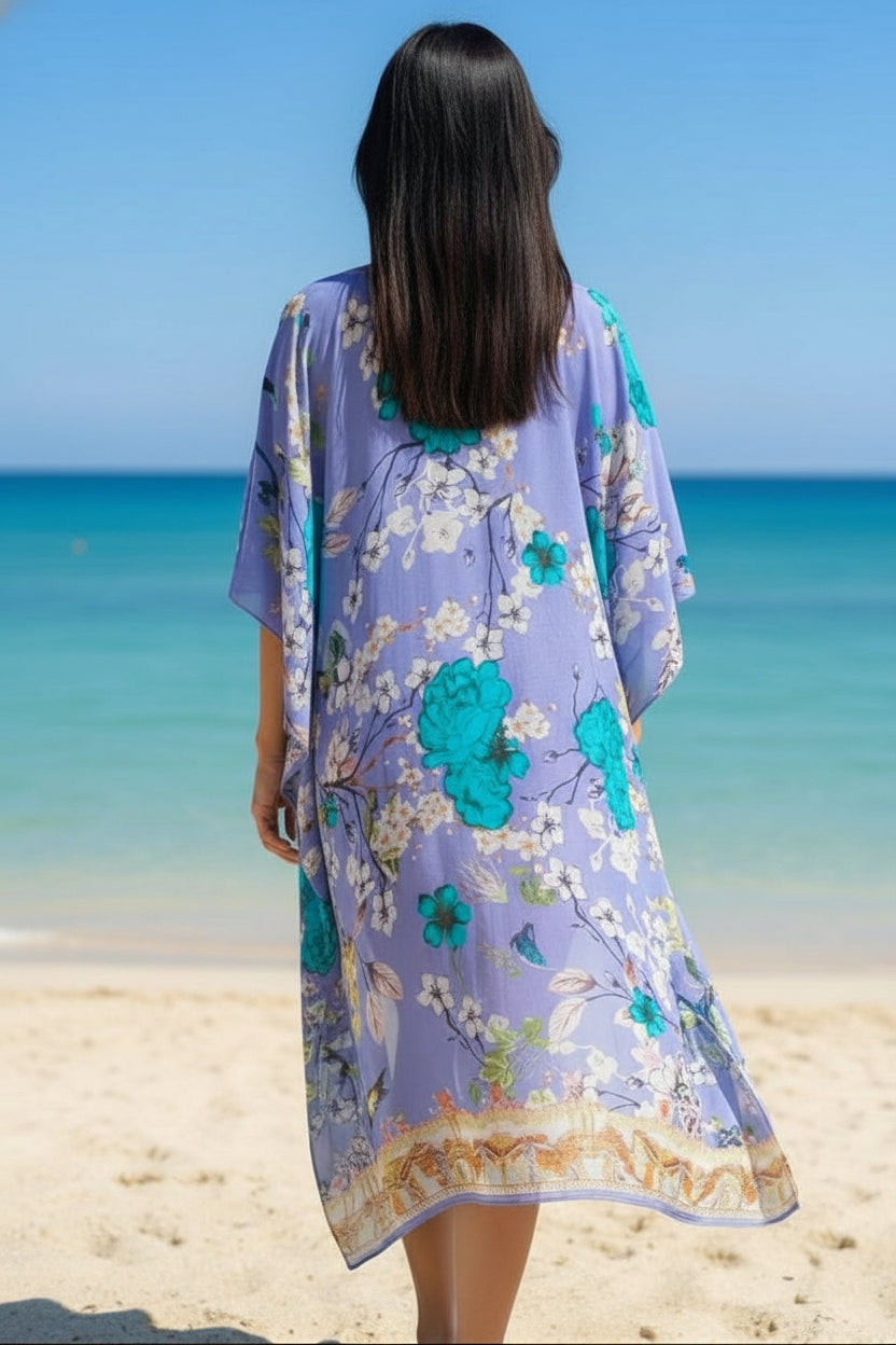 oriental lilac kaftan