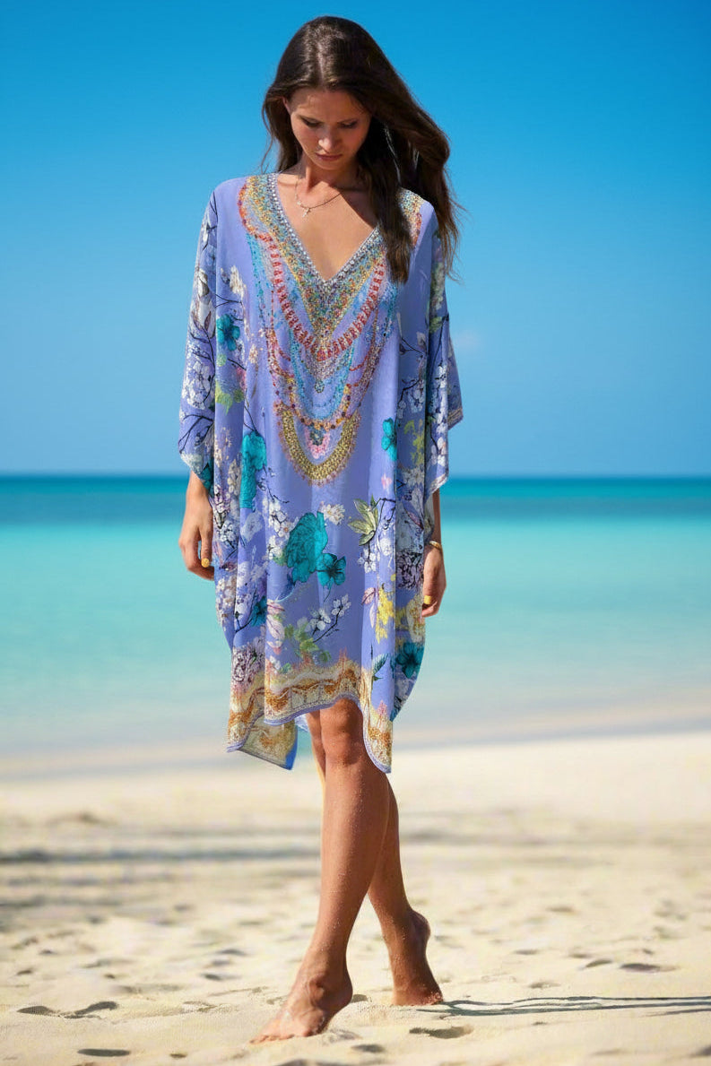 oriental lilac kaftan
