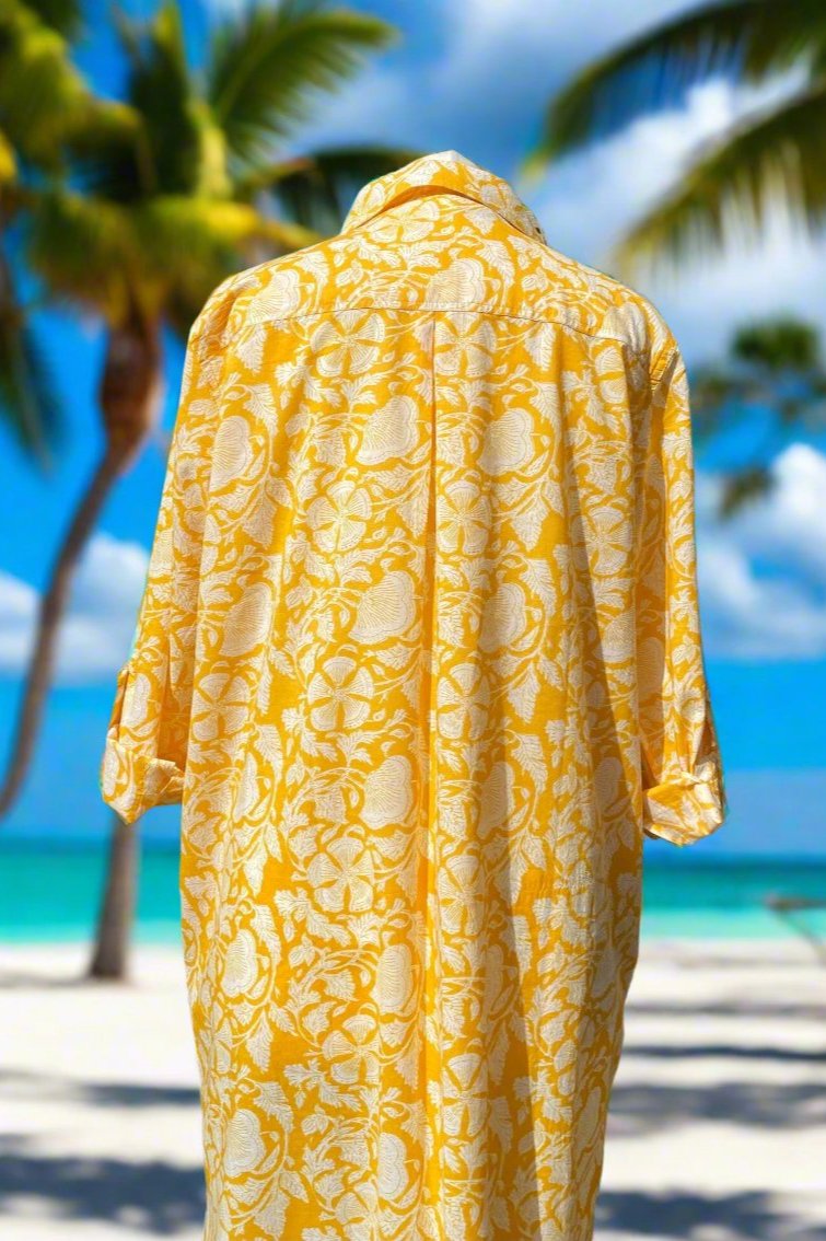 jaipur amber shirtdress back view