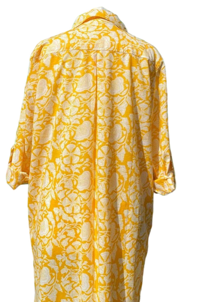 jaipur amber shirtdress back view