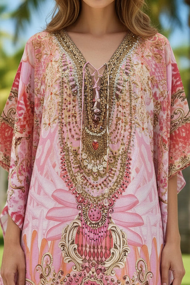 MONTEGO BAY PINK KAFTAN