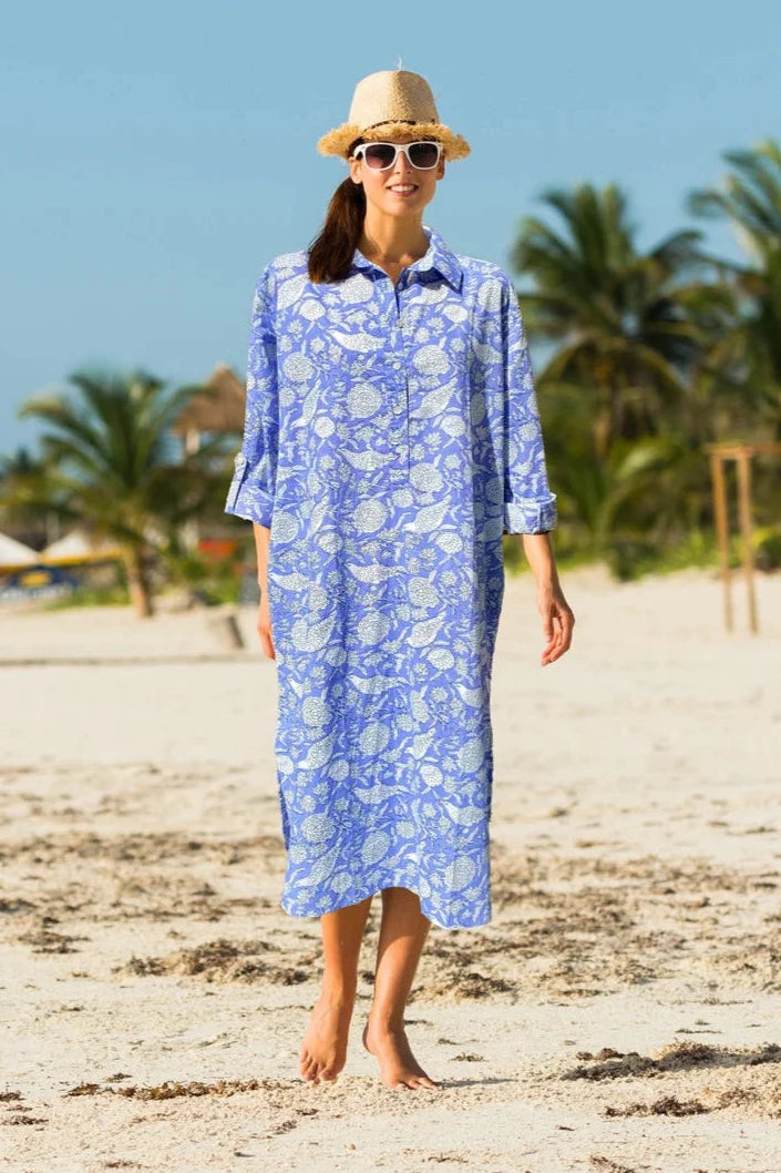 Jaipur bluebird shirtdress