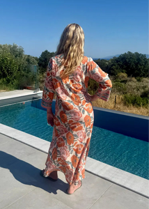 MAYA FLORAL COTTON KAFTAN