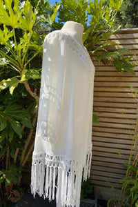 WHITE CROCHET COVER-UP