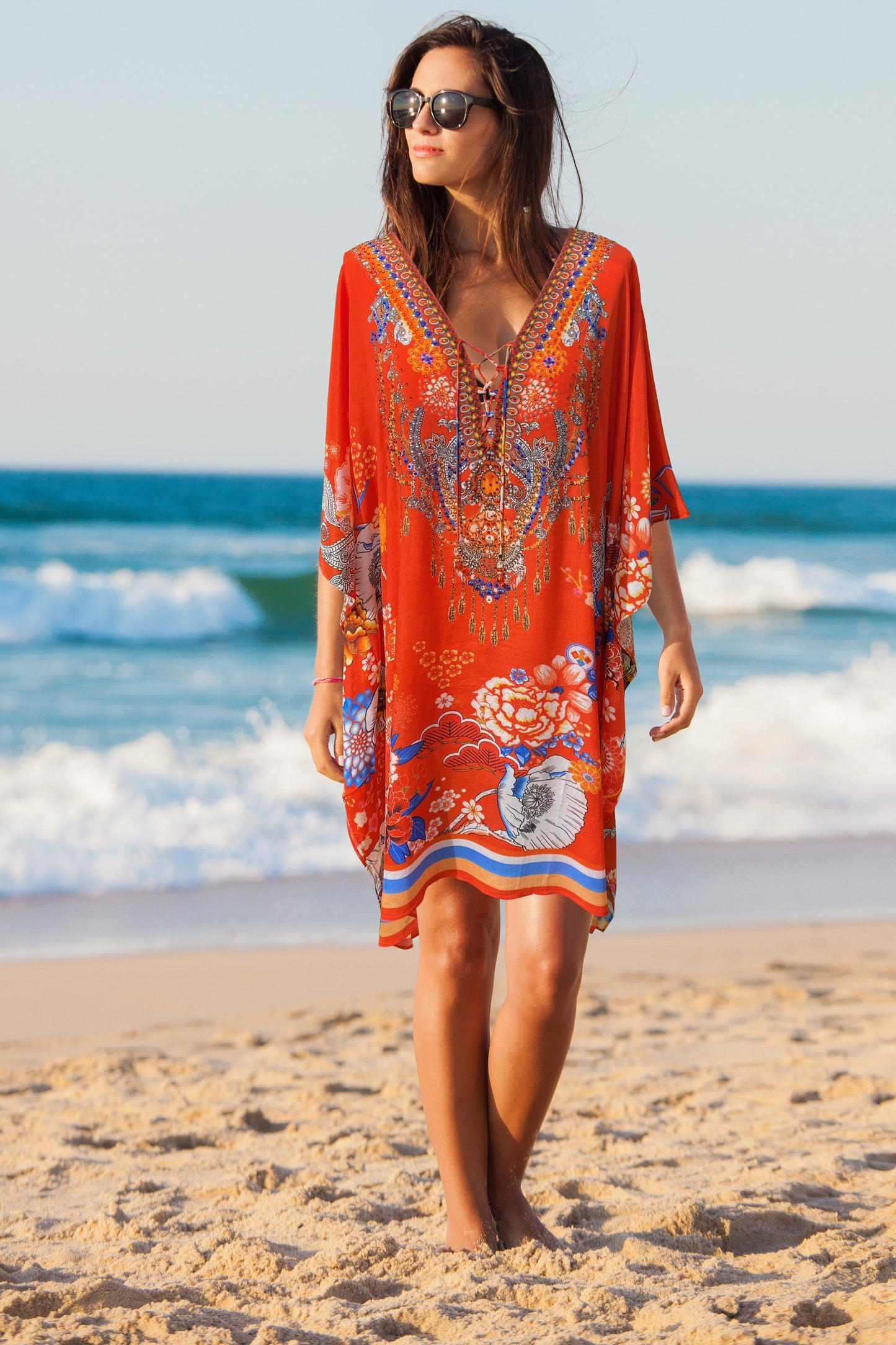 SHANGHAI ORANGE KAFTAN