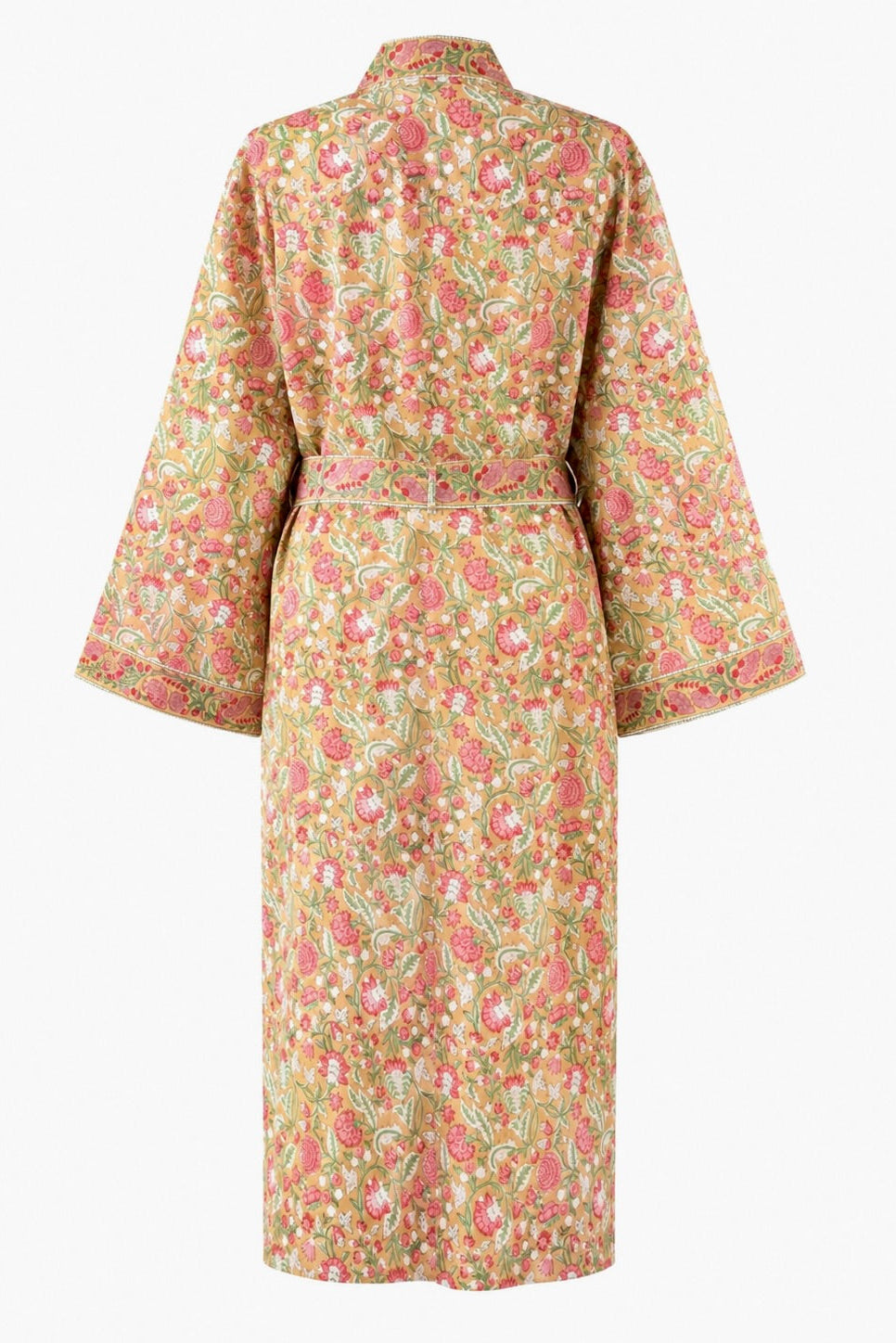 PROVENÇAL FLORAL BLOCK PRINT ROBE