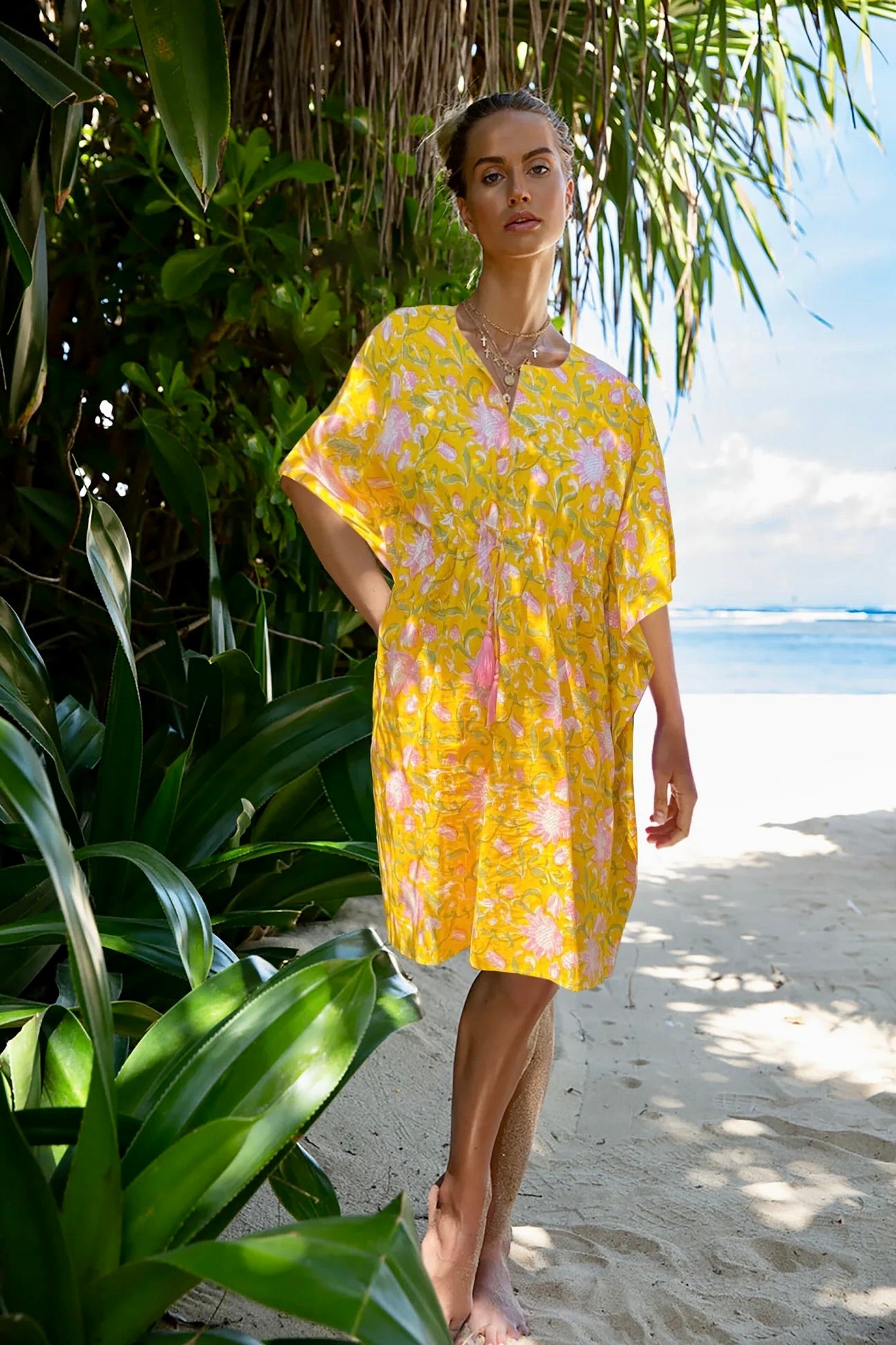SERAPHINA YELLOW COVER UP