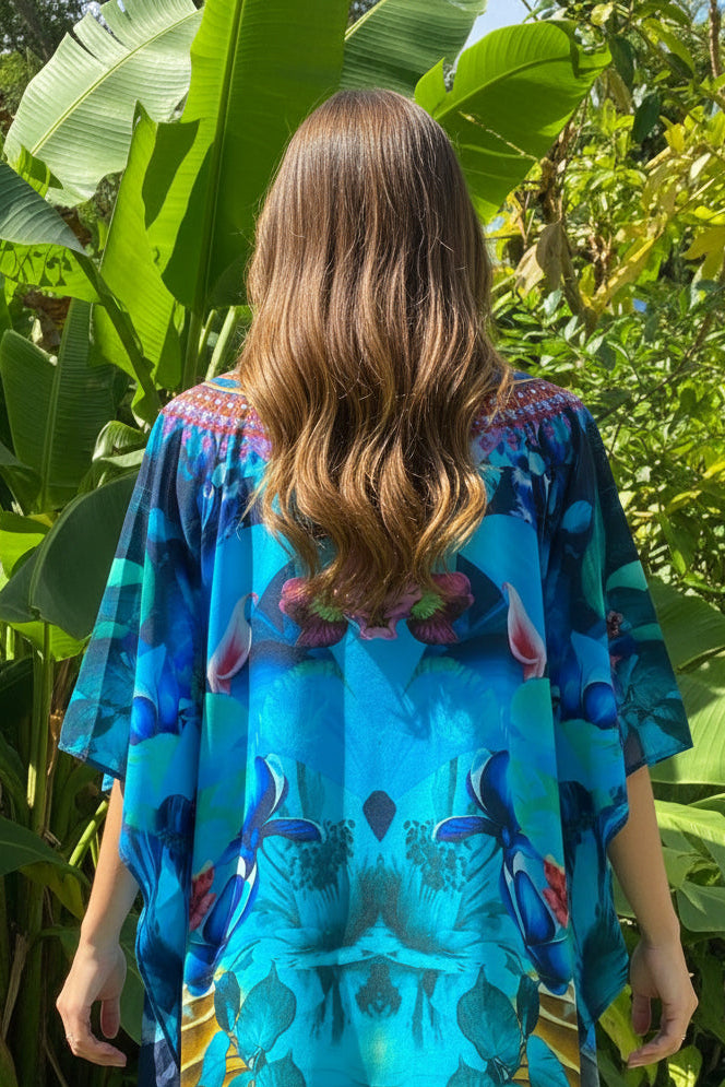Laguna kaftan close up back view
